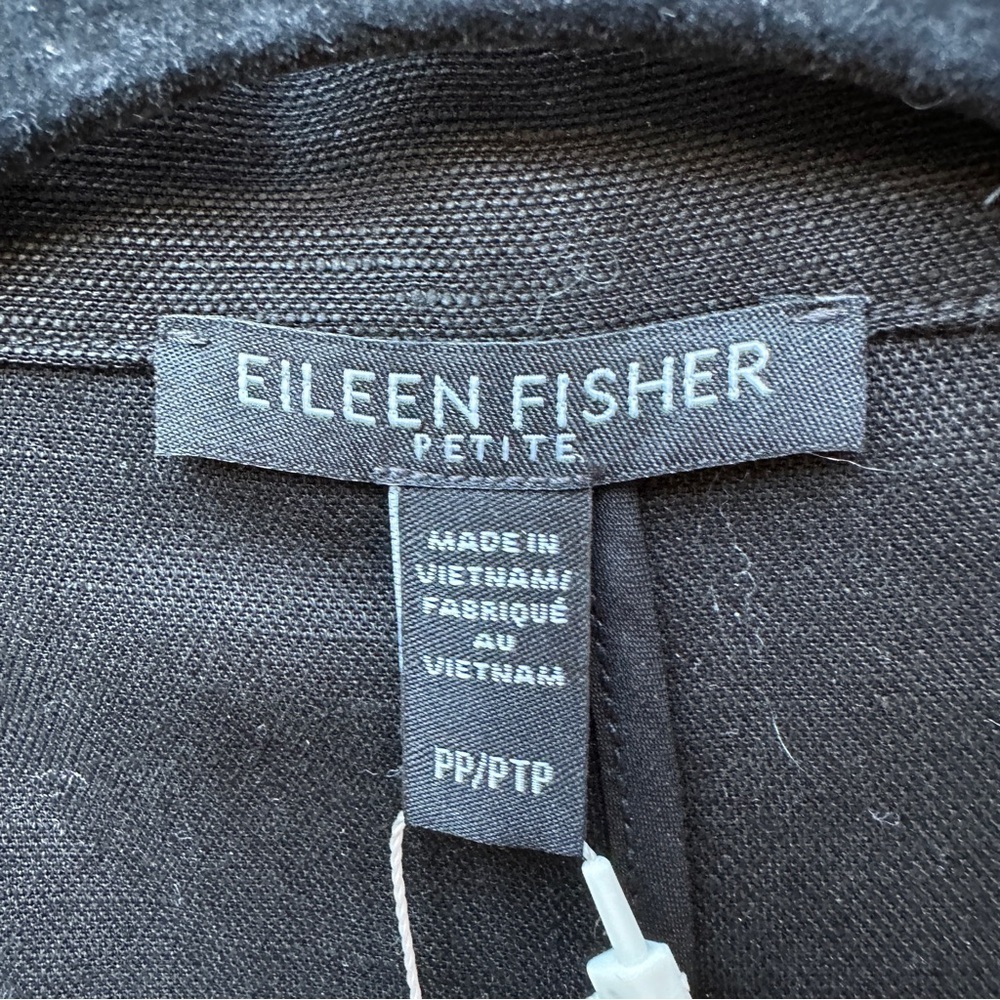 Eileen Fisher open front jacket - Picture 3 of 6